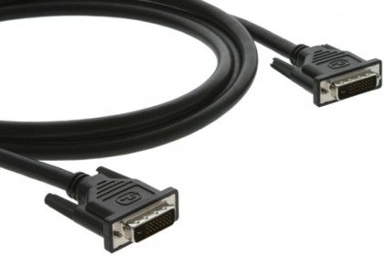 DVI/DVI-Kabel. High-Performance Kabel mit vergossenen DVI-D Steckverbindern an beiden Enden. Kramer C-DM/DM-65